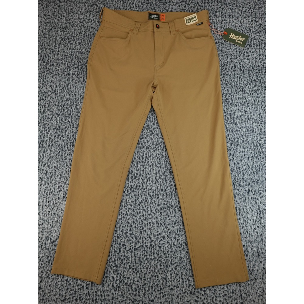 Howler Brothers Frontside Tech Pants Mens 35x32 Russet Brown NWT Stretch